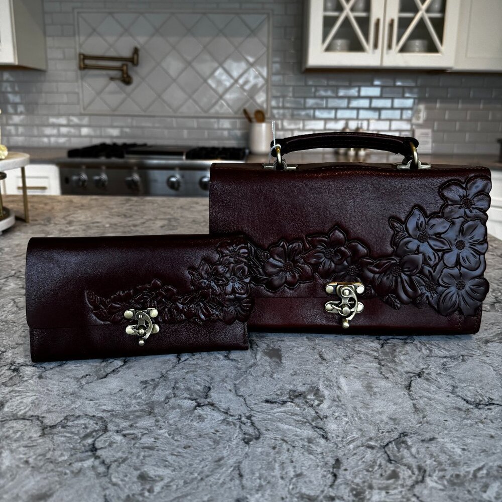 Patricia Nash Crossbody Purse with matching wallet